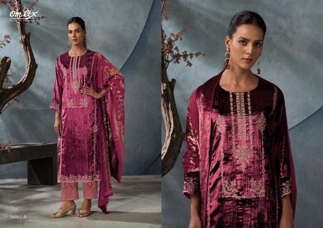 Omtex ritha crush vol 42 wholesale crepe dress material
